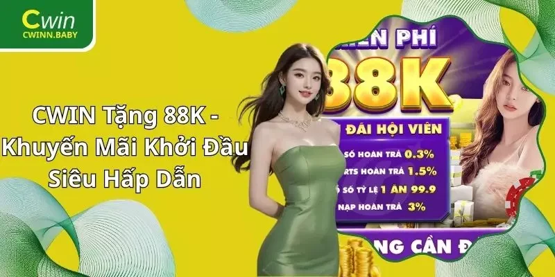 CWIN tặng 88K
