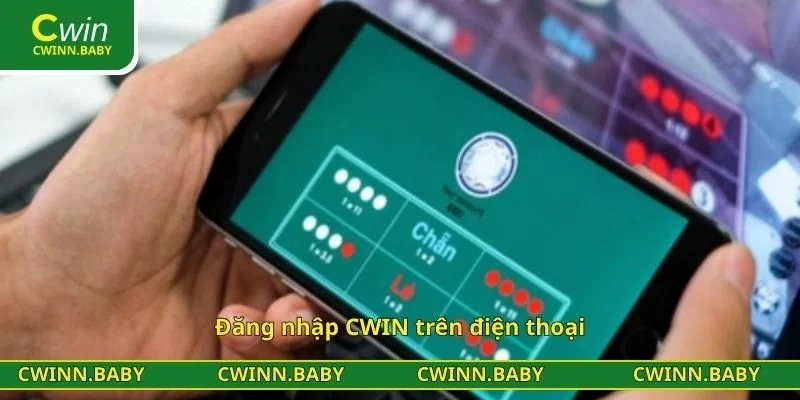 Đăng nhập CWIN trên điện thoại