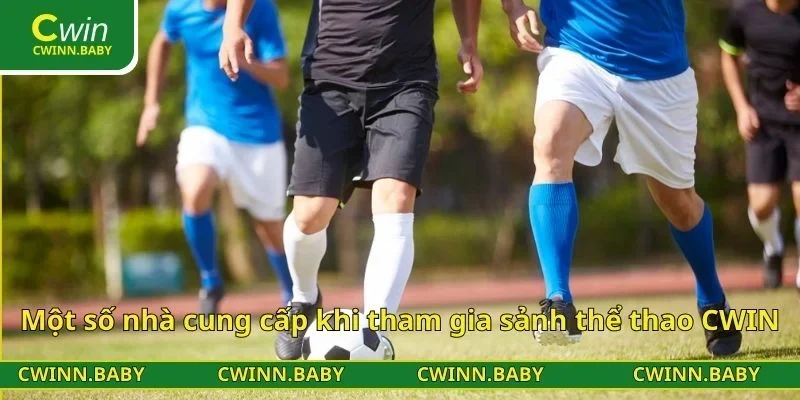 Một số nhà cung cấp khi tham gia sảnh thể thao CWIN