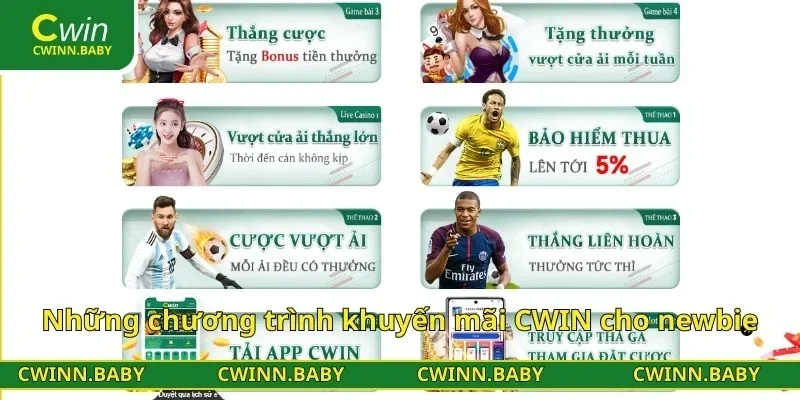 Những chương trình khuyến mãi CWIN cho newbie